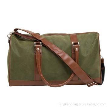 Duffel Bag of Genuine Leather, for Promotion, Sports, Traveling, Duffel